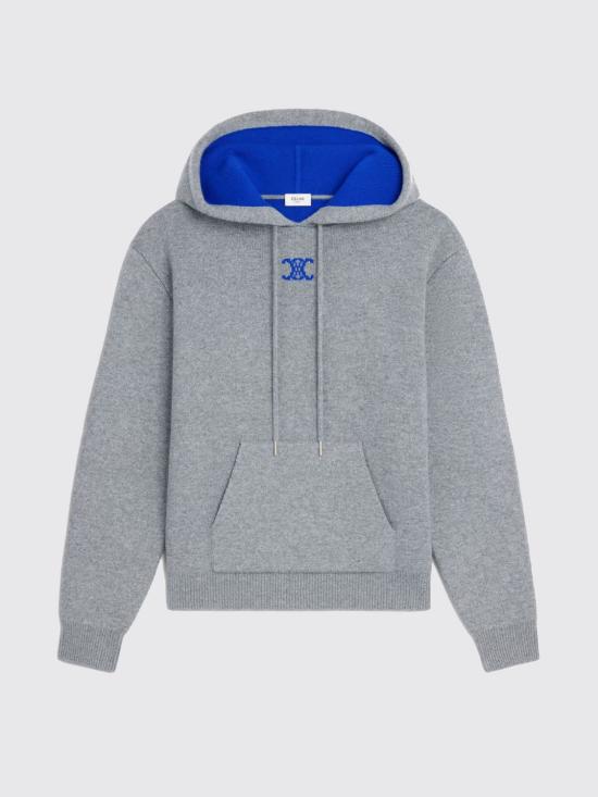 26SS 셀린느 긴팔 티셔츠 RY0QZ0X73 10DU Grey