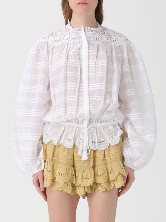 26SS 이자벨마랑에뚜왈 셔츠 HT0767FAD1J05E 20WH White