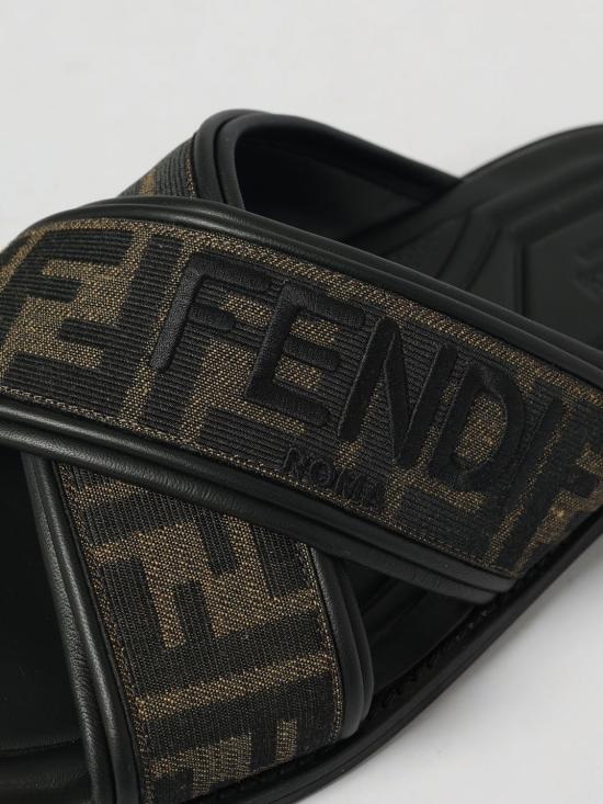 26SS 펜디 뮬/슬리퍼 7X1548AJZE F0R7R Tobacco - FENDI