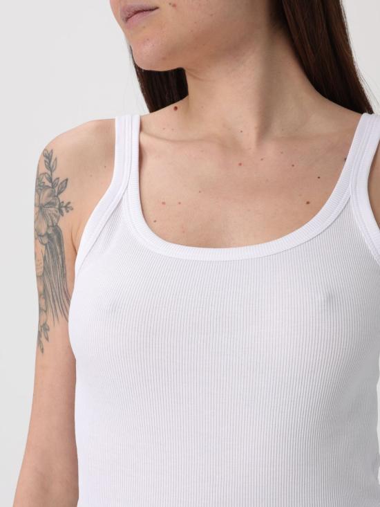 26SS 돌체앤가바나 민소매 티셔츠 F8U09TFU7AV W0800 White - DOLCE & GABBANA