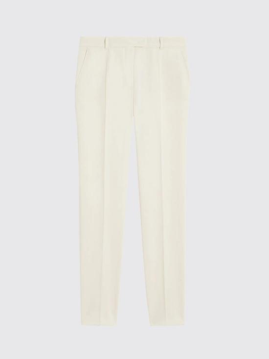 26SS 막스마라 스튜디오 스트레이트 팬츠 2616131035600 060 Yellow Cream