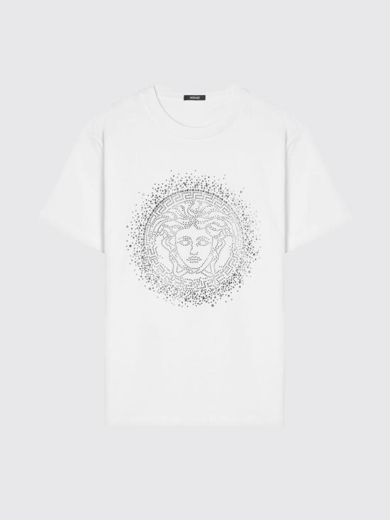 26SS 베르사체 반팔 티셔츠 10232061A17216 2W210 White - VERSACE