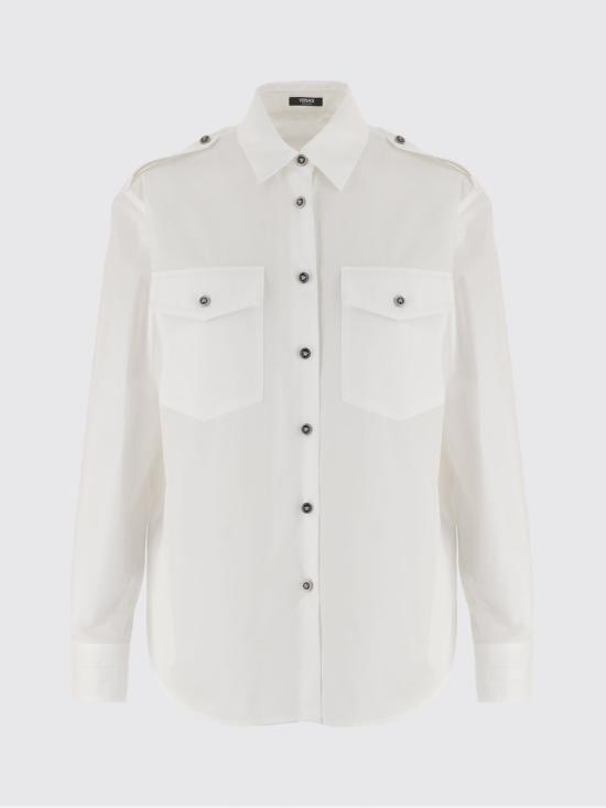 26SS 베르사체 셔츠 10237671A14748 1W000 White - VERSACE