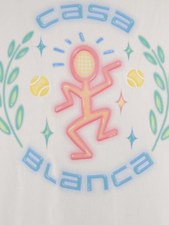 26SS 카사블랑카 반팔 티셔츠 MSP26JTS001 11 Bianco 3 - CASABLANCA