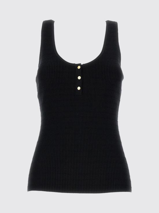 26SS 엘리자베타프랜치 반팔 티셔츠 TK75B61E2 110 Black - ELISABETTA FRANCHI