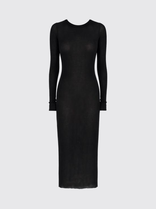 26SS 릭 오웬스 롱 원피스 RP01F6546RC 09 Black - RICK OWENS