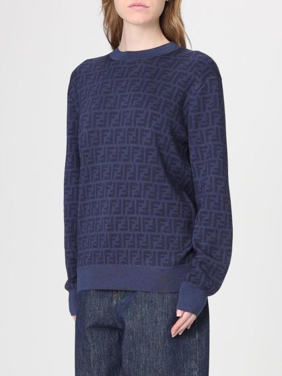 26SS 펜디 스웨터 FZXE39AYM1 F1UKI Blue - FENDI