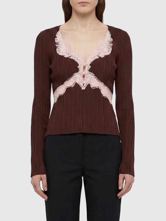 26SS 셀프 포트레이트 스웨터 RS26176TBBU Brown