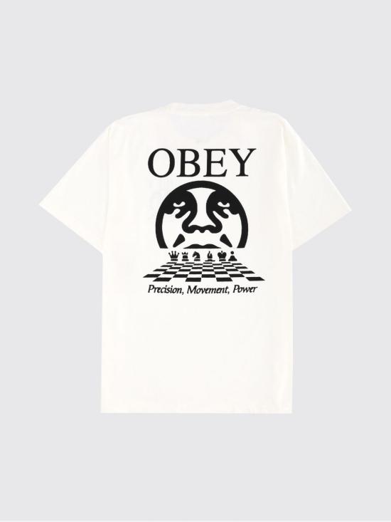 25FW 오베이 반팔 티셔츠 167924226 PIGMENTVINTAGE White - OBEY