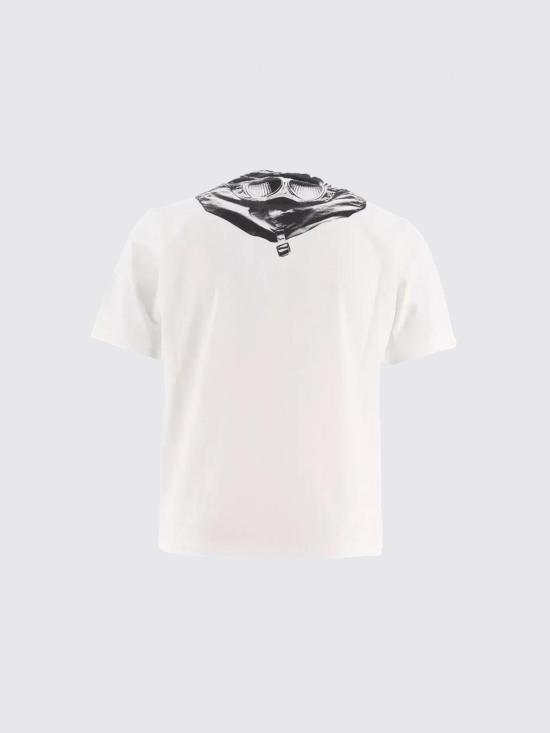 25FW [키즈] 씨피 컴퍼니 티셔츠 COM006LAA1710 135 White - C.P. COMPANY