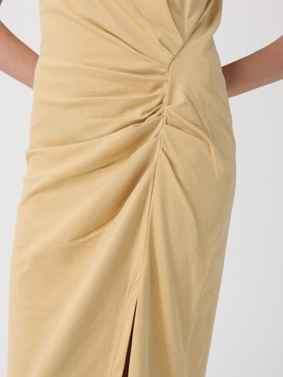 26SS 이자벨마랑 롱 원피스 RO0307FAA1N41I 10DW Yellow - ISABEL MARANT