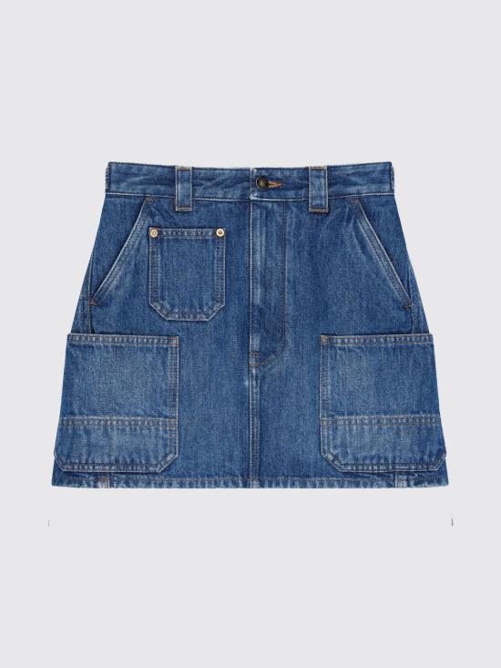 26SS 지방시 데님 스커트 BW410P517B 420 Denim