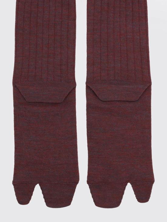 25FW 마르지엘라 양말 S51TL0052S17867 392 Burgundy - MAISON MARGIELA
