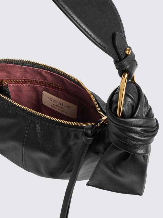 26SS 코치넬리 숄더백 E1U1A130301 001 Black - COCCINELLE