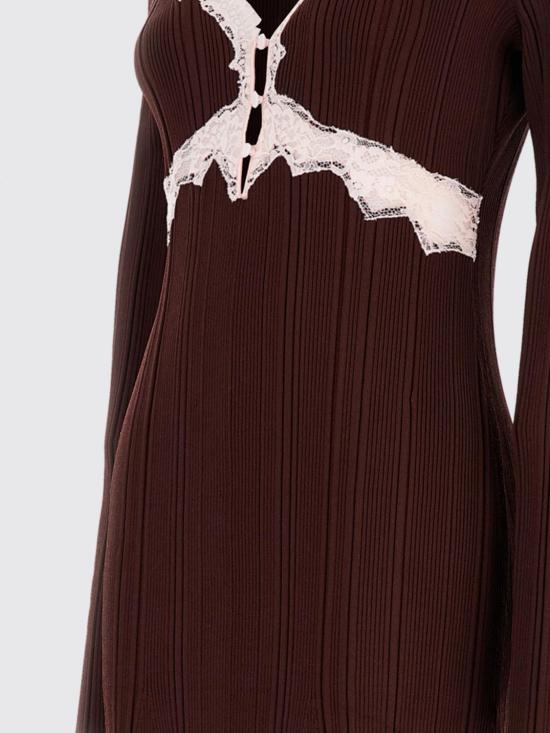 26SS 셀프 포트레이트 롱 원피스 RS26176MBR Brown - SELF PORTRAIT