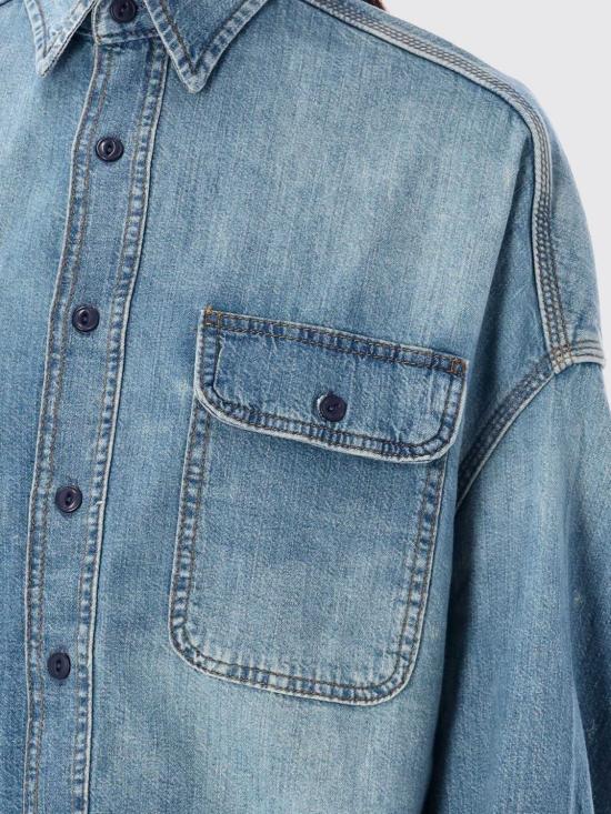 26SS 알13 셔츠 R13W3163243 4003 Blue - R13