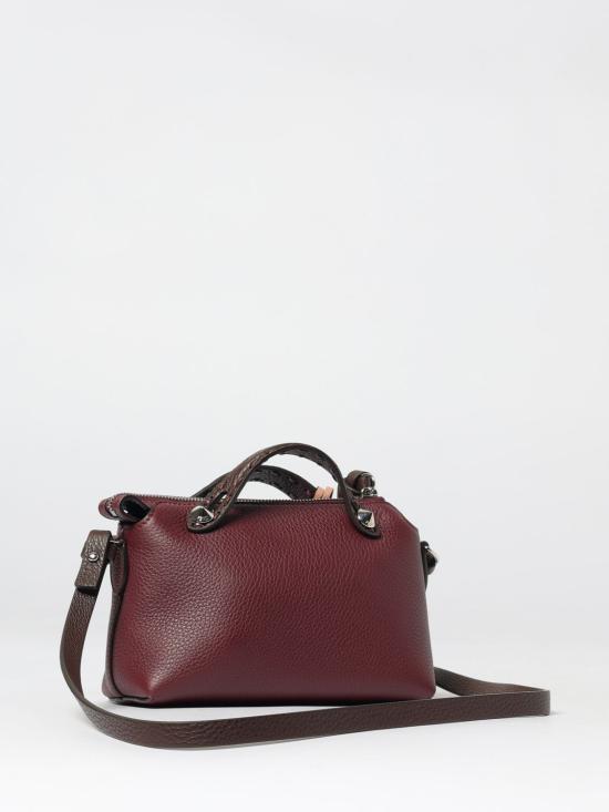 26SS 펜디 바이더웨이 소프트 FF 자카드 미니백 8BS098AVTC F1UR6 Burgundy - FENDI