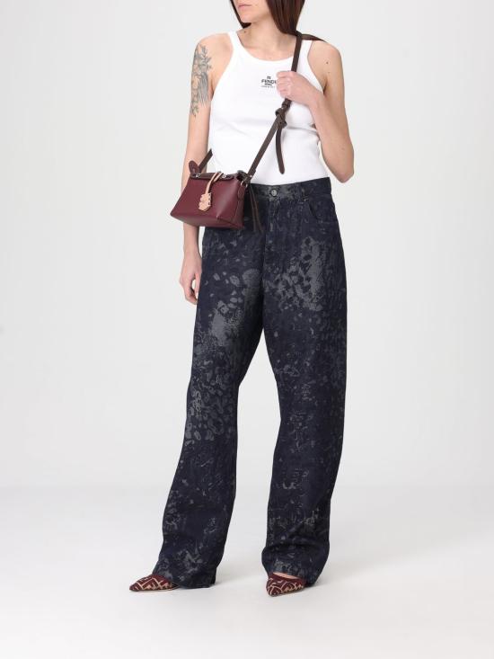 26SS 펜디 바이더웨이 소프트 FF 자카드 미니백 8BS098AVTC F1UR6 Burgundy - FENDI