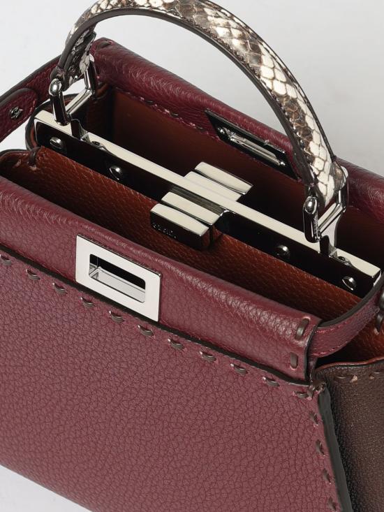 26SS 펜디 피카부 미니백 8BN244AWP3 F1VFE Burgundy - FENDI