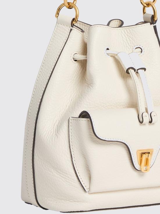 26SS 코치넬리 비트 재너레이션 스모 버킷벡 E1TFK230301 N17 White - COCCINELLE
