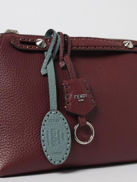 26SS 펜디 바이 더 웨이 소프트 미디움 백 8BL155AVTD F1UR7 Burgundy - FENDI