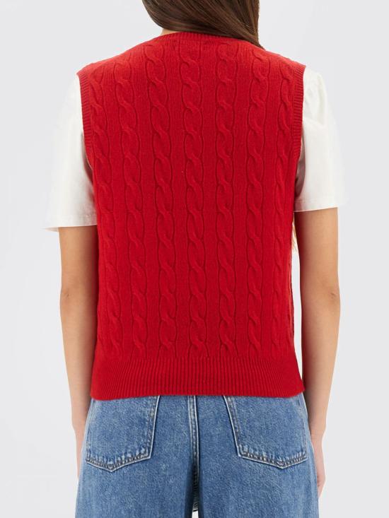 25FW 폴로 랄프로렌 베스트 211972134 ROSSO Red - POLO RALPH LAUREN