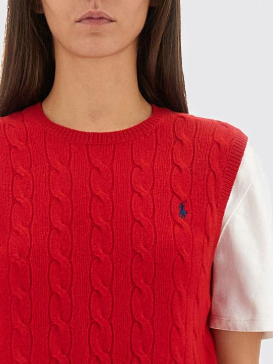 25FW 폴로 랄프로렌 베스트 211972134 ROSSO Red - POLO RALPH LAUREN
