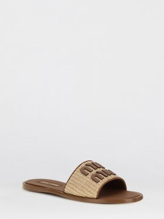 26SS 미우미우 힐/펌프스 5XX644F0053LOM F0018 Natural - MIU MIU