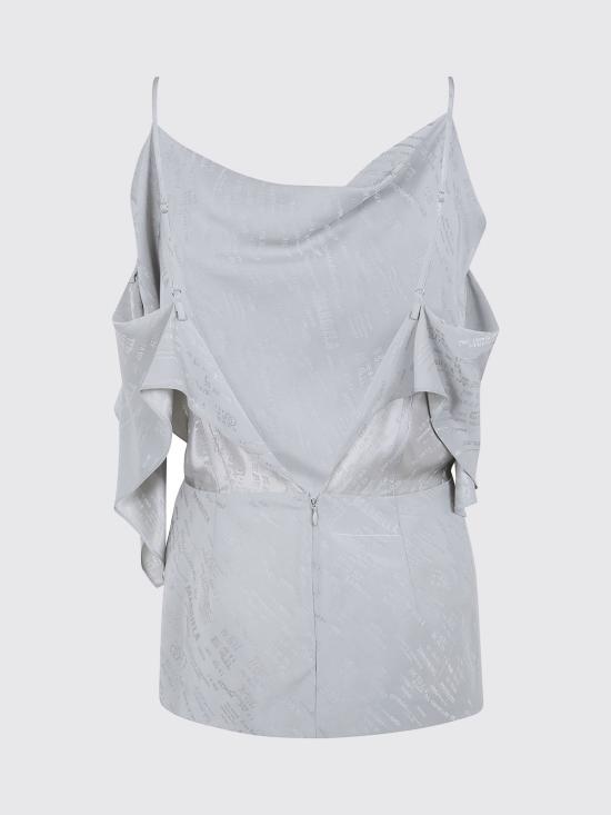 26SS MM6 메종마르지엘라 숏 원피스 S52NC0358M35737 001J Grey - MM6 MAISON MARGIELA