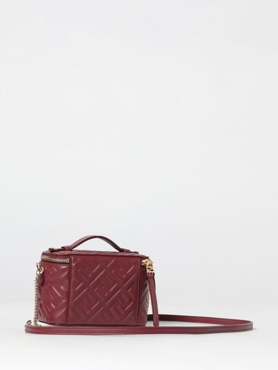 26SS 펜디 배니티 FF 모티프 나파 레더 미니백 8BS108AAJD F0YPU Burgundy - FENDI