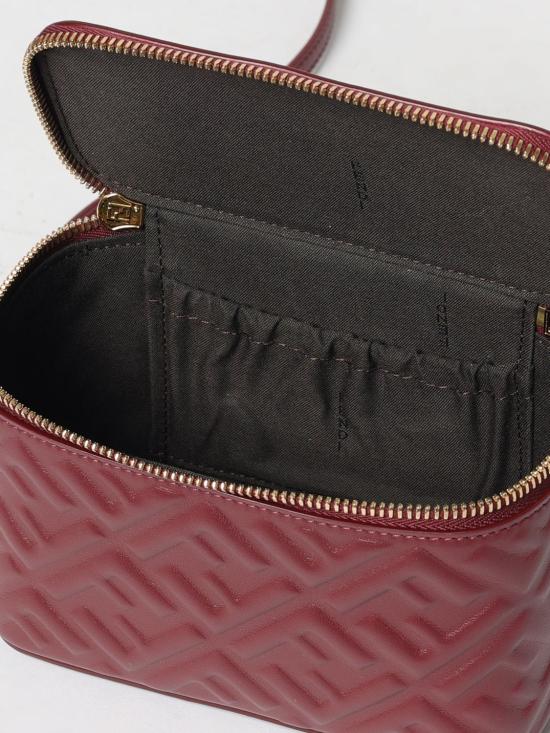 26SS 펜디 배니티 FF 모티프 나파 레더 미니백 8BS108AAJD F0YPU Burgundy - FENDI