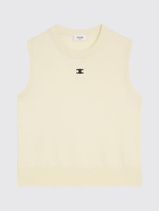 26SS 셀린느 탑 파인 울 RX0I70100 01OW Cream