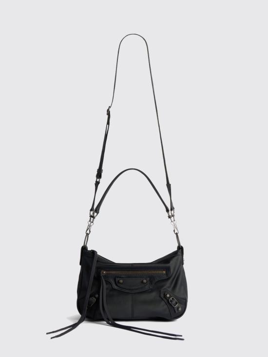 26SS 발렌시아가 르 시티 모토 스몰 숄더백 8461882AB9J 1000 Black