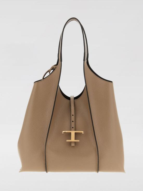 26SS 토즈 T 타임리스 미니 쇼핑백 XBWTSBA0300XSO C413 Beige