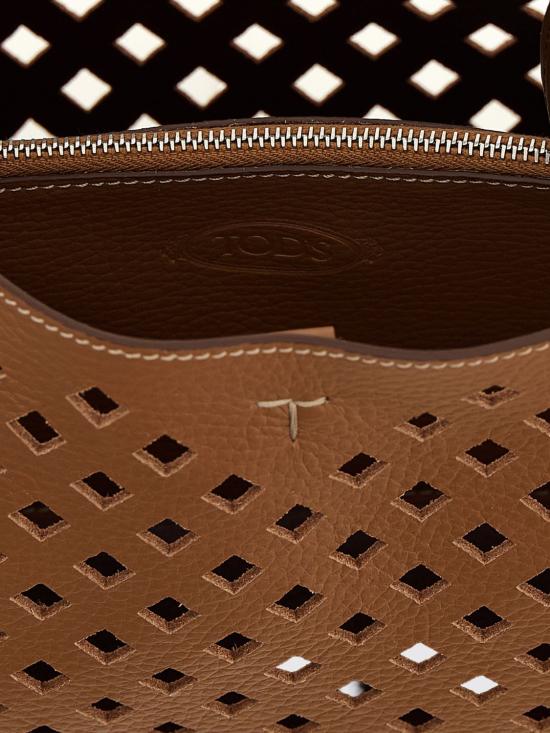 26SS 토즈 마이크로백 XBWAPAEL0W0QRI 9P13 Brown - TODS