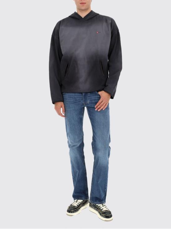 25FW 디젤 긴팔 티셔츠 A192950PKAM 9XX Black - DIESEL