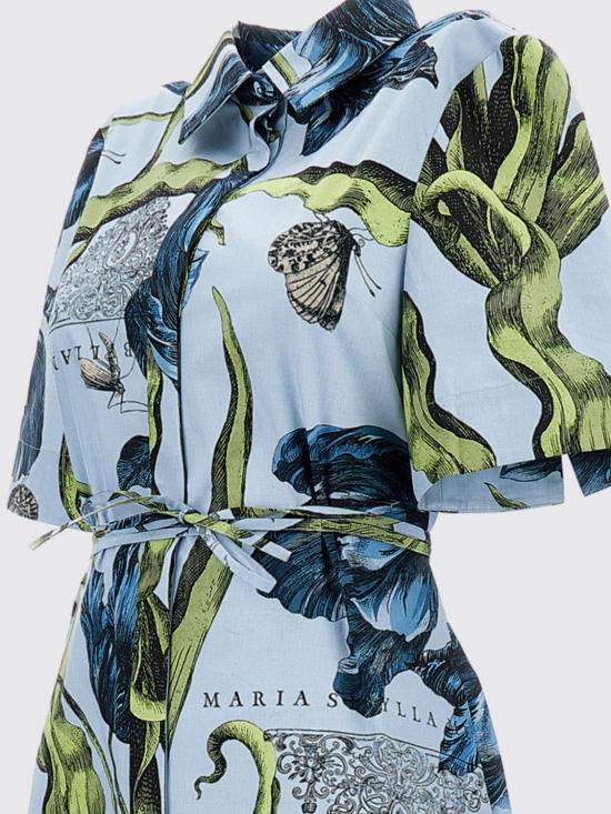 26SS 에르뎀 롱 원피스 PS26D6151074015 ETCHEDTULIP Gnawed Blue - ERDEM