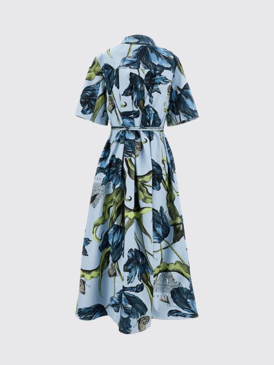 26SS 에르뎀 롱 원피스 PS26D6151074015 ETCHEDTULIP Gnawed Blue - ERDEM