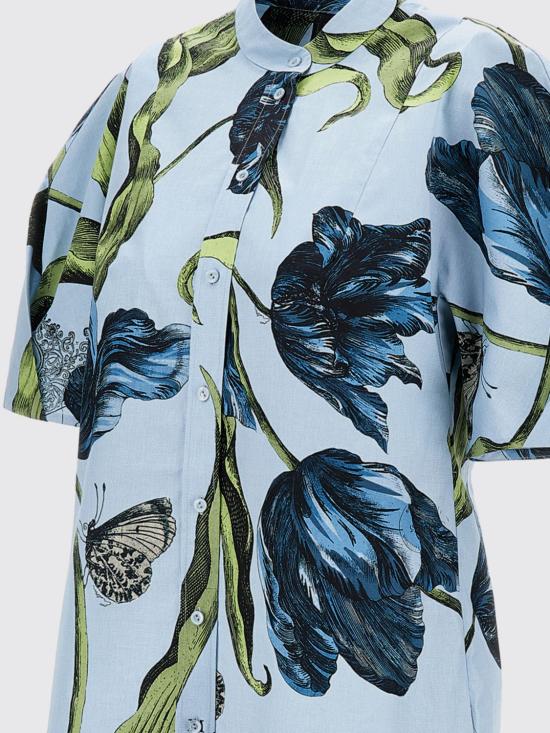 26SS 에르뎀 셔츠 PS26T6351074015 ETCHEDTULIP Gnawed Blue - ERDEM