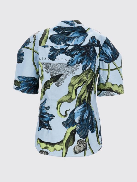 26SS 에르뎀 셔츠 PS26T6351074015 ETCHEDTULIP Gnawed Blue - ERDEM