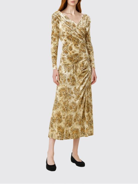 25FW 가니 롱 원피스 T4373 054 Ivory - GANNI