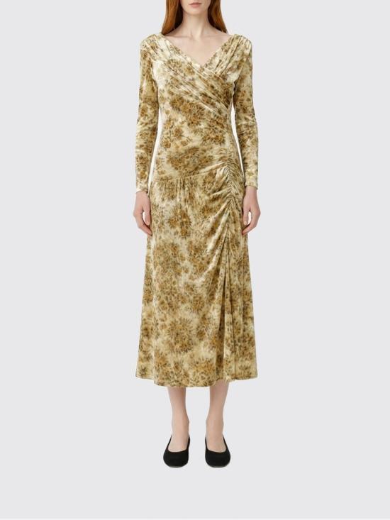 25FW 가니 롱 원피스 T4373 054 Ivory