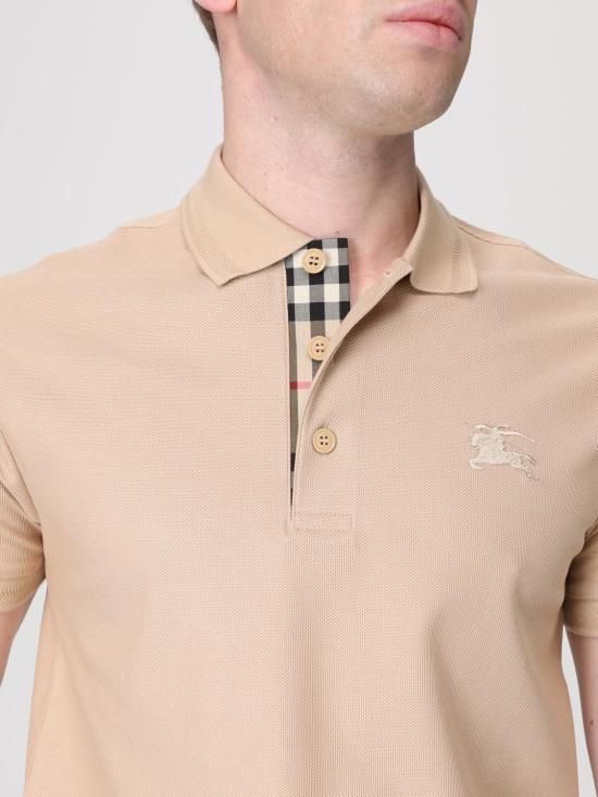 26SS 버버리 폴로 티셔츠 8099167 Beige - BURBERRY