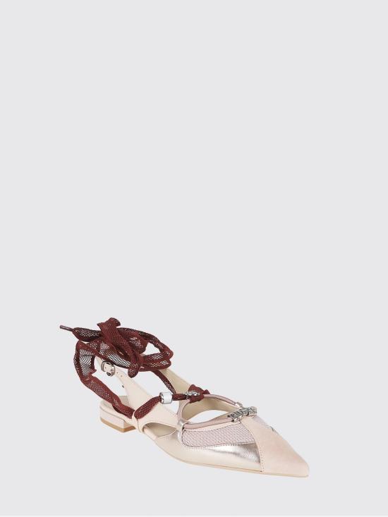 26SS 핑코 플랫 슈즈 SD0547P003 W4E Pink - PINKO