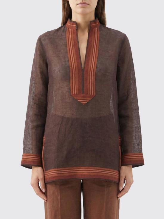 26SS 토리버치 긴팔 티셔츠 180051 209 Brown