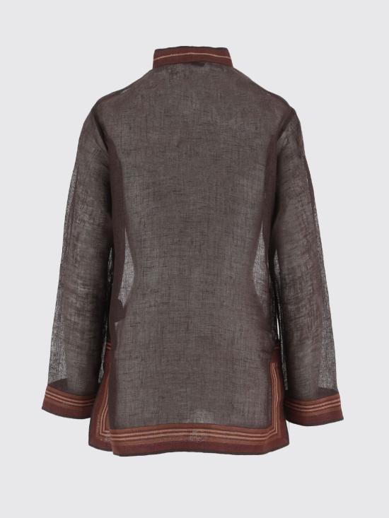 26SS 토리버치 긴팔 티셔츠 180051 209 Brown - TORY BURCH