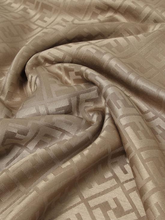 26SS 펜디 오가닉 실크 울 FF 숄 FXT069AJW7 F1N3T Dove Grey - FENDI