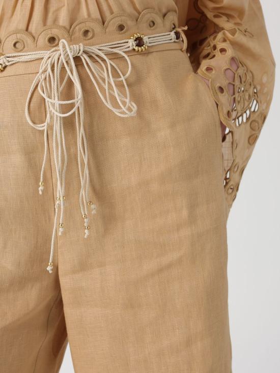 26SS 짐머만 팔라초 팬츠 6071PRS261 STRAW Beige - ZIMMERMANN