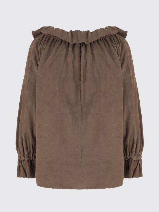 26SS 바이말렌비거 셔츠 103674 11A Brown - BY MALENE BIRGER