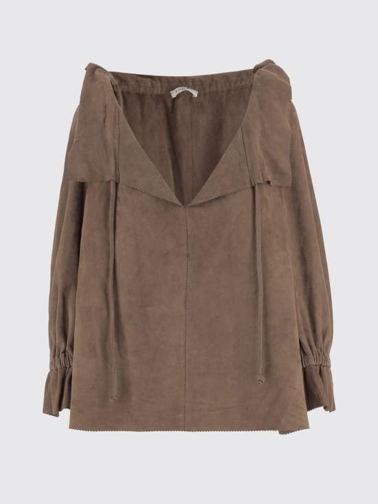 26SS 바이말렌비거 셔츠 103674 11A Brown - BY MALENE BIRGER